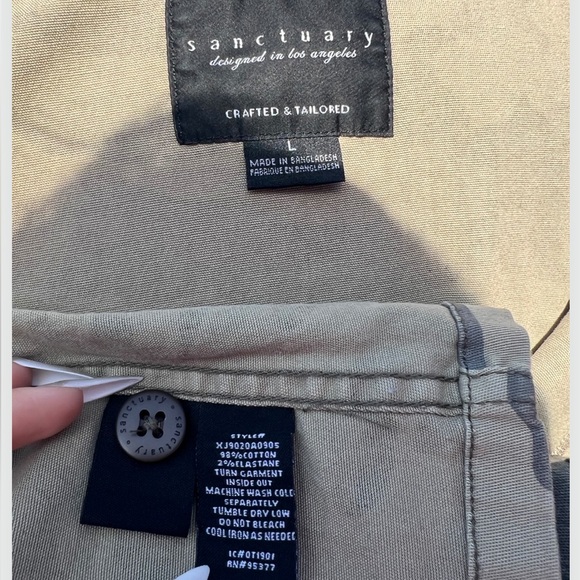 NWOT Sanctuary Camo Jacket Utility Military Army Cotton Outerwear - Picture 7 of 7